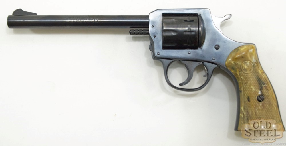 H&R 922 9 Shot 22 LR Revolver 6 in Barrel Double Single Action-img-5