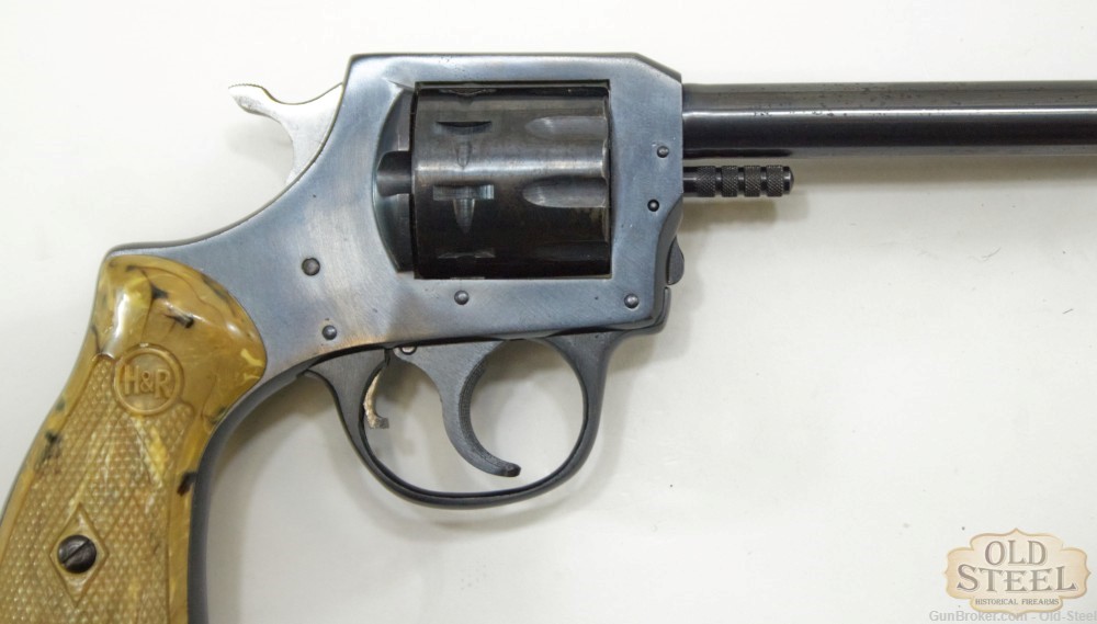 H&R 922 9 Shot 22 LR Revolver 6 in Barrel Double Single Action-img-3