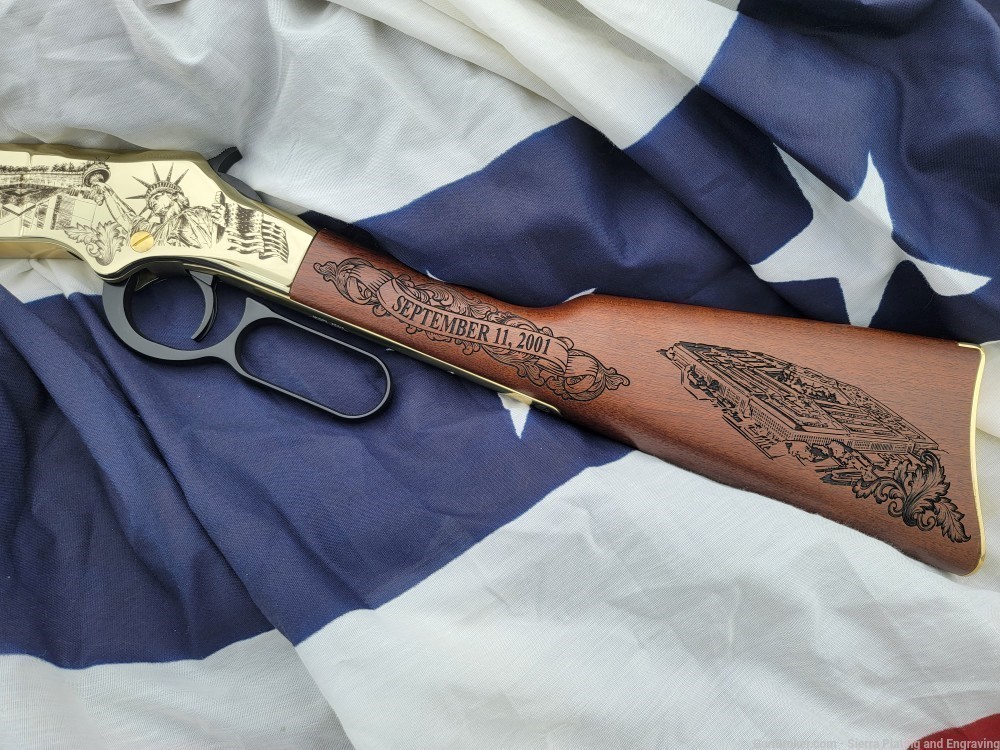 9/11 Engraved Collector Henry Golden Boy *EASTER SALE! $50 OFF!-img-3