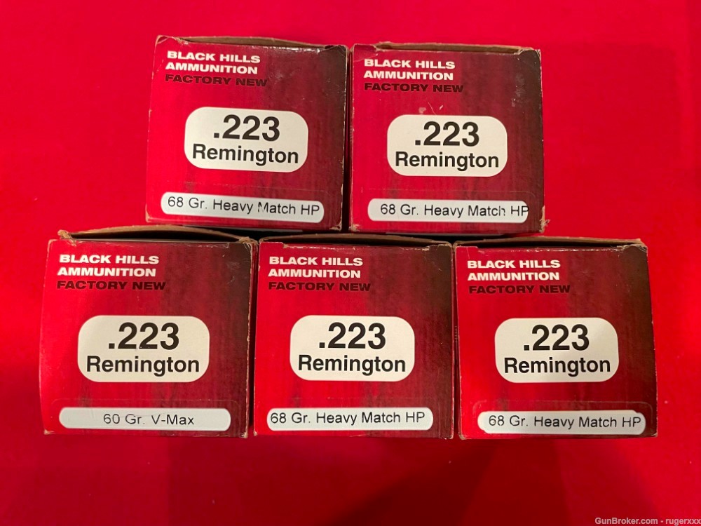 223 Ammo Black Hills 5 Boxes 250 Rounds-img-0