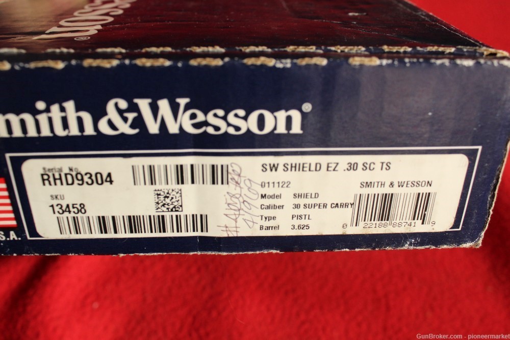Smith & Wesson 30 Super Carry, Shield EZ model, with 50 rds. ammo-img-7