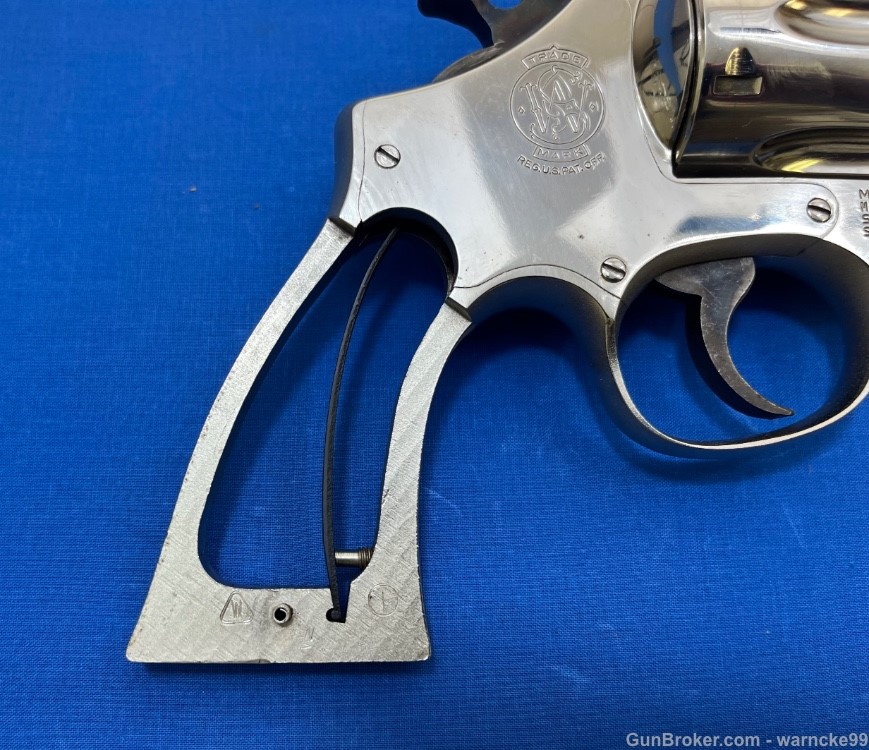 Nice Nickel Smith & Wesson SW 28-2 Highway Patrolman, 357, Penny Start!-img-10