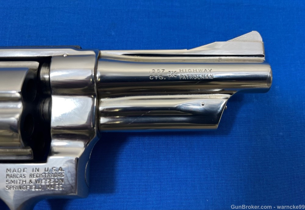 Nice Nickel Smith & Wesson SW 28-2 Highway Patrolman, 357, Penny Start!-img-9