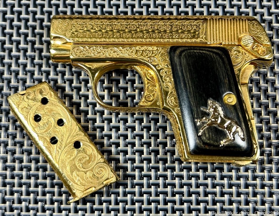 Colt 1908 “Vest Pocket “ .25 ACP(6.35mm) Pre War Manufacturing Date of 1909-img-4