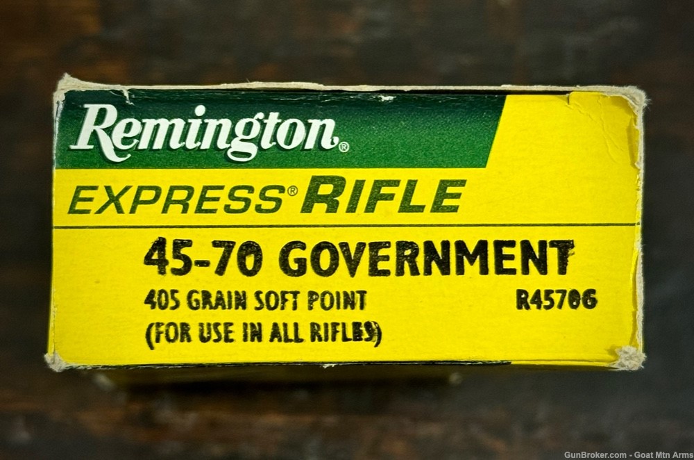 PENNY START: Remington Express Rifle 45-70 Govt 405 Gr SP -  20 Rds-img-1