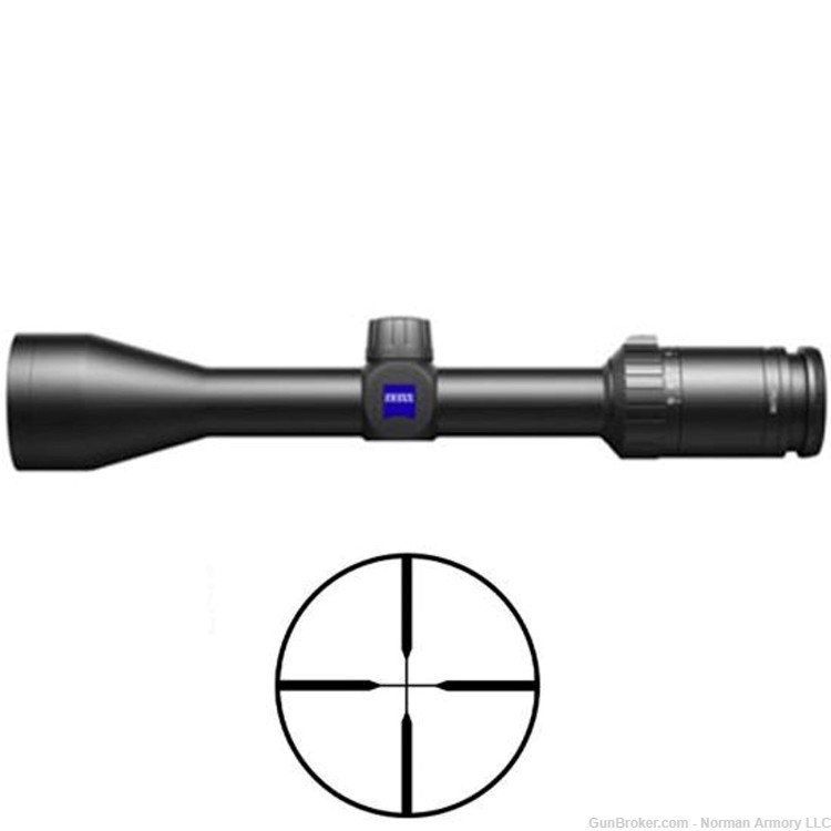 Zeiss Terra 3-9x42 Riflescope Z-Plex Reticle 1/4 MOA Hunting Turrets Matte -img-0