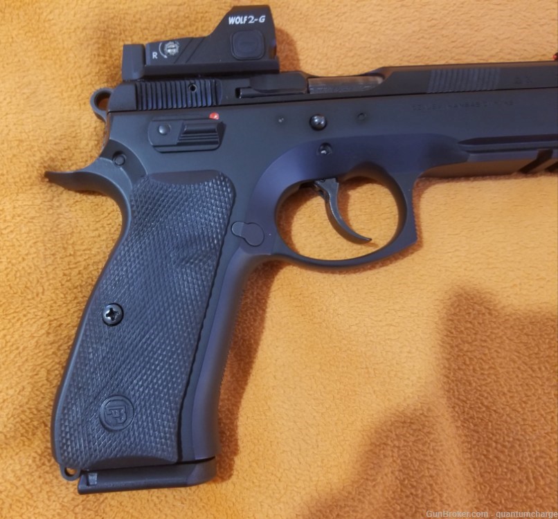 CZ 75 SP-01 9mm Pistol Milled for a Red Dot, 893352 - Penny Auction-img-1