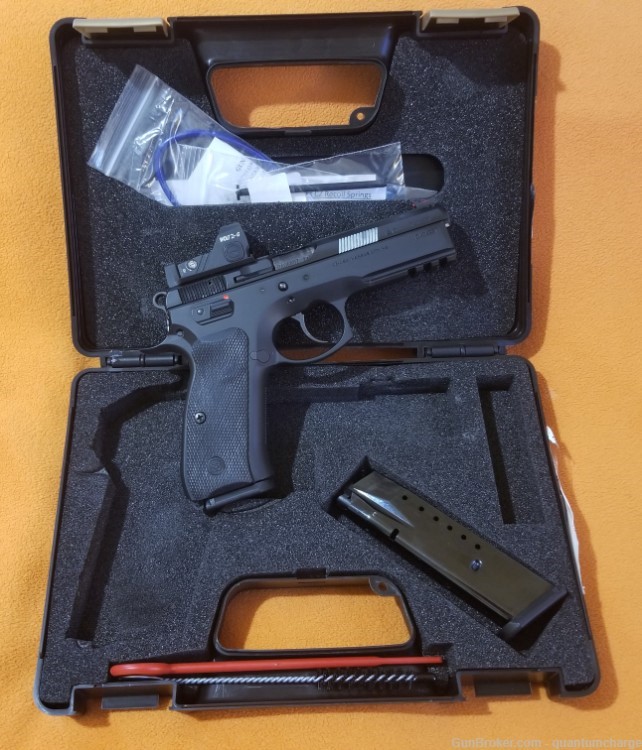 CZ 75 SP-01 9mm Pistol Milled for a Red Dot, 893352 - Penny Auction-img-0