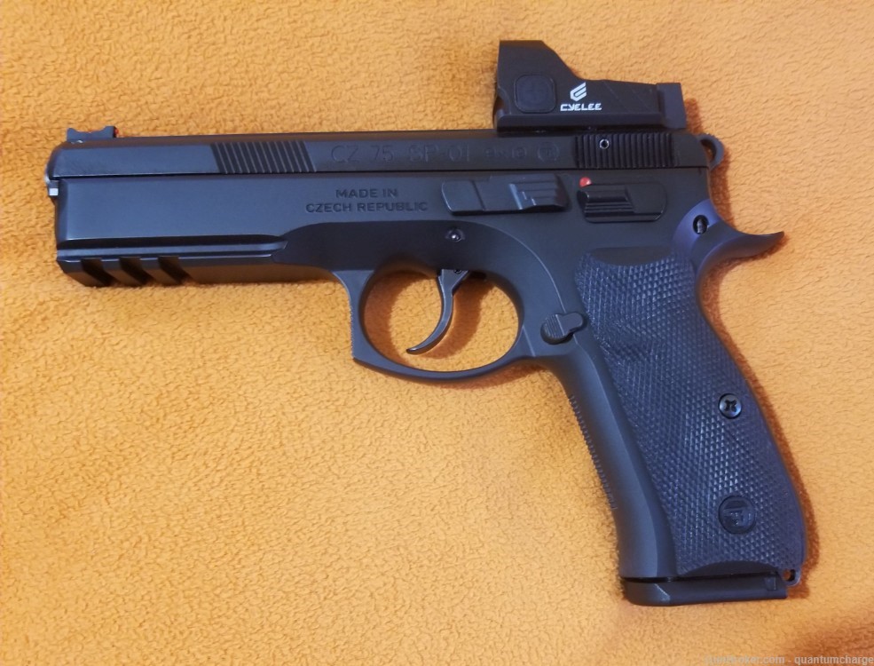 CZ 75 SP-01 9mm Pistol Milled for a Red Dot, 893352 - Penny Auction-img-4