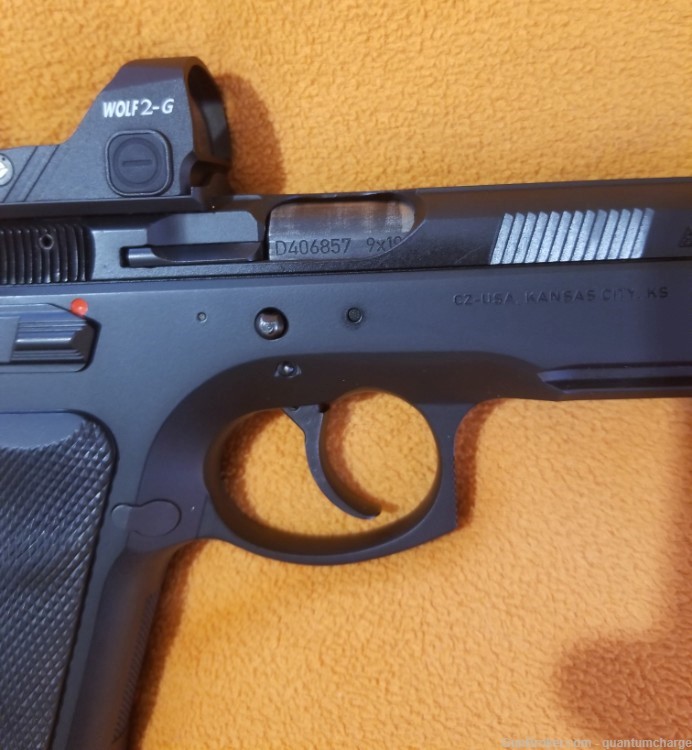 CZ 75 SP-01 9mm Pistol Milled for a Red Dot, 893352 - Penny Auction-img-2