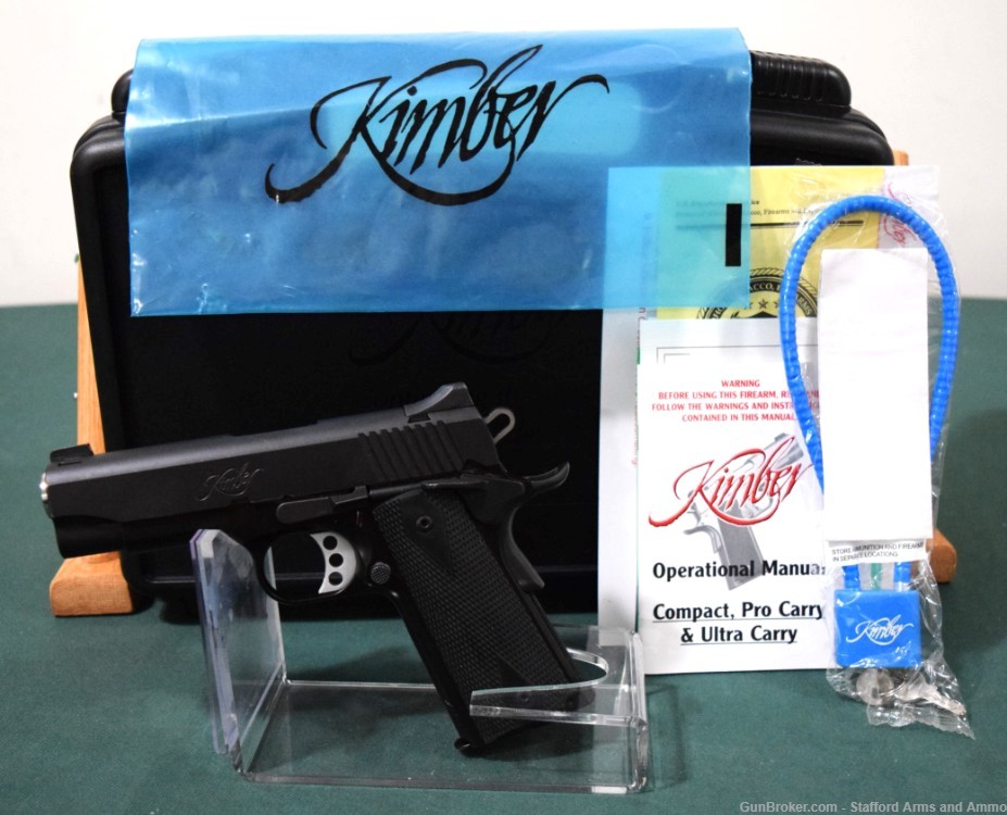 KIMBER Pro Carry II 45 ACP Black Stainless Night Sights-img-0