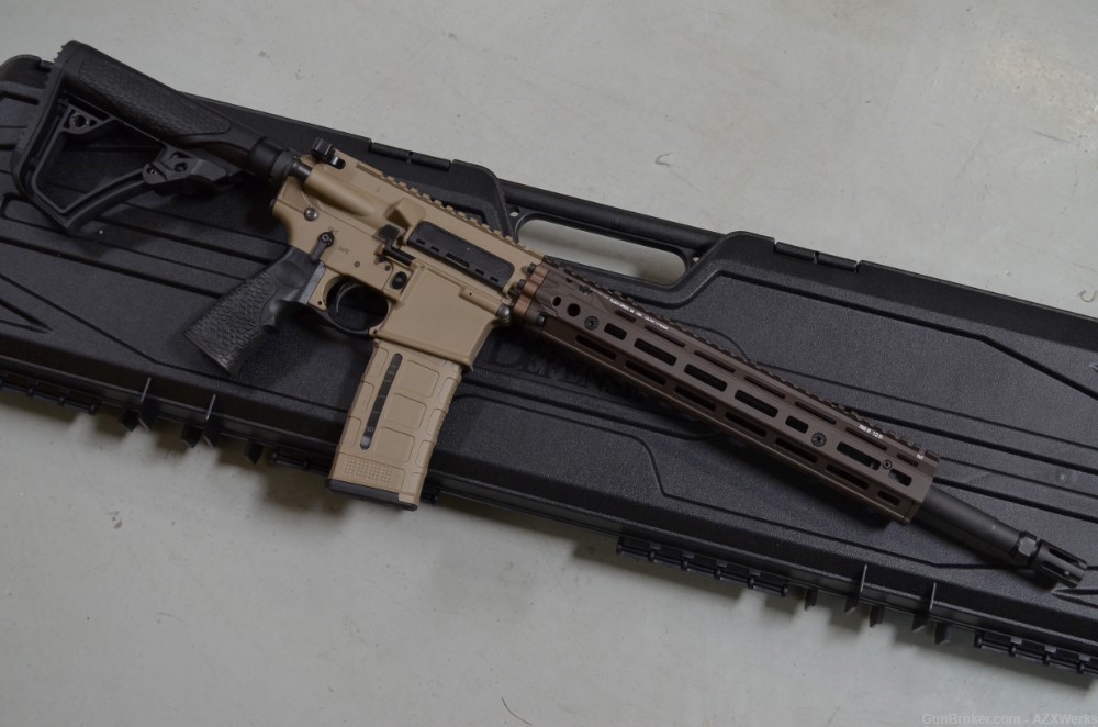 Daniel Defense DD4 RIII 5.56 16" X-Werks Magpul FDE Bronze MLOK Ambi 3 mags-img-5