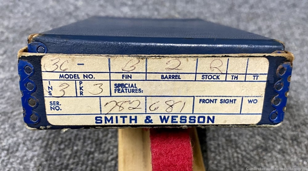 Smith & Wesson Model 36 No Dash Chiefs Special pre lock box and papers -img-26