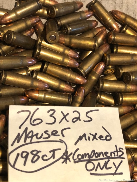 7.63x25 Mauser ammo components only penny auction no reserves-img-5