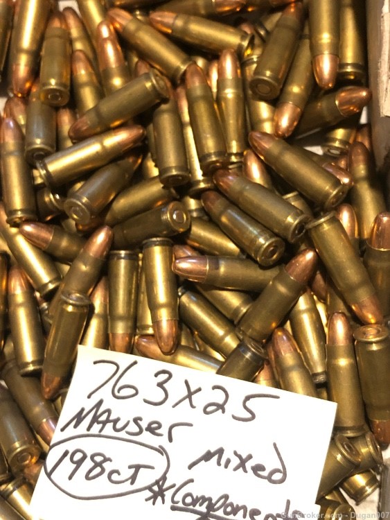 7.63x25 Mauser ammo components only penny auction no reserves-img-4