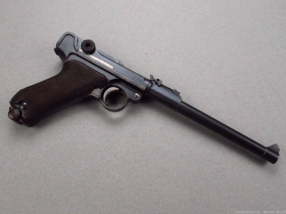 Rare 1914 - 1917 Erfurt DWM Artillery Luger P08 German Pistol 9mm Mauser-img-41