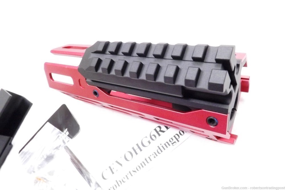 Strike Industries 6” Handguard for CZ Evo 6 Scorpion Pistols CEVOHG6RED-img-5