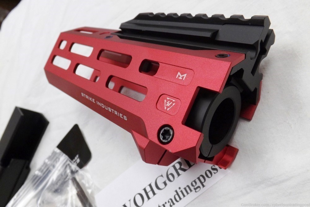 Strike Industries 6” Handguard for CZ Evo 6 Scorpion Pistols CEVOHG6RED-img-4
