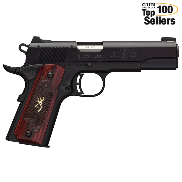 BROWNING 1911-22 Black Label Medallion Full Size 22LR 4.25in 10rd Pistol-img-0