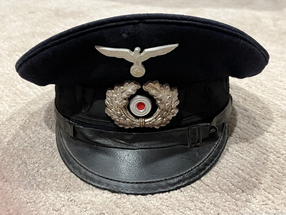 German WW2 Veteran’s Visor Hat - Original - Marked!-img-1