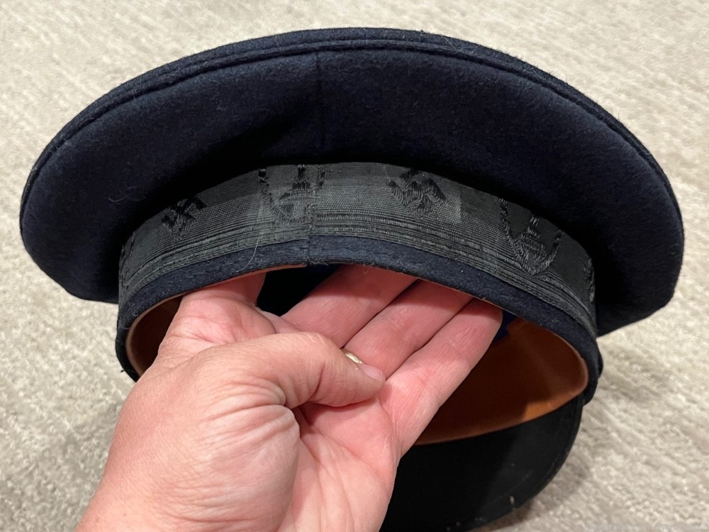 German WW2 Veteran’s Visor Hat - Original - Marked!-img-4