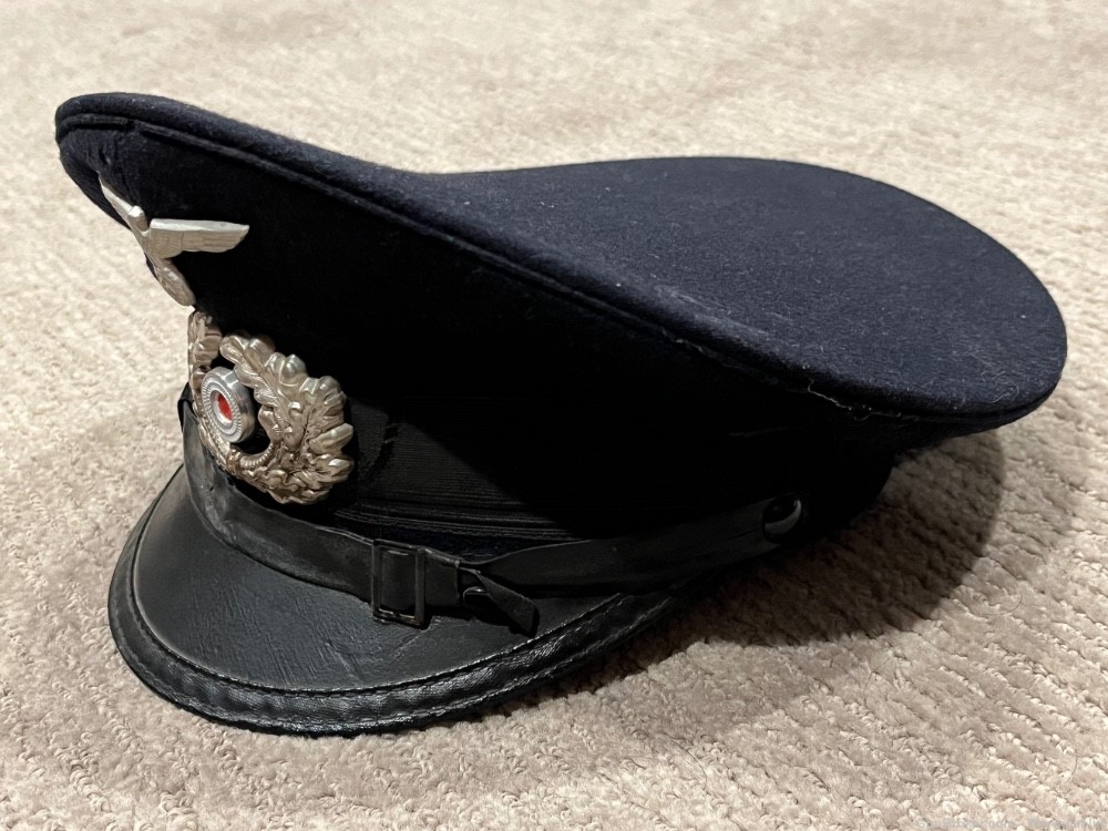 German WW2 Veteran’s Visor Hat - Original - Marked!-img-2