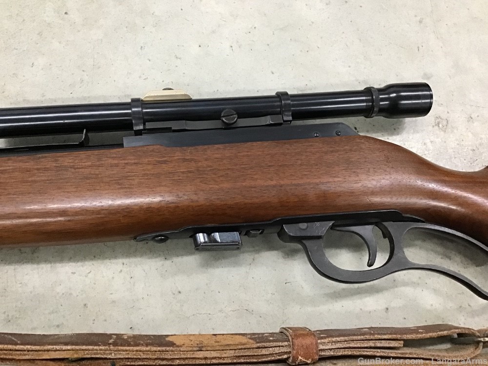 Marlin Model 56 Levermatic .22 LR 24” Barrel 4X Scope Blued Made 1960s C&R-img-6