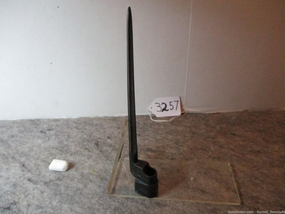 Rare Vintage Lee British #4 Rifle Bayonet Cruciform MK1 Tent Spike-img-2