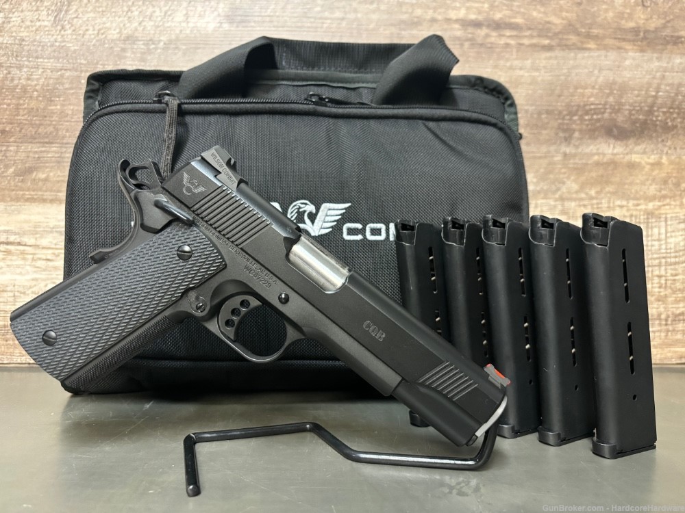 Wilson Combat CQB 5" 1911 + 5 mags... mint condition! -img-0
