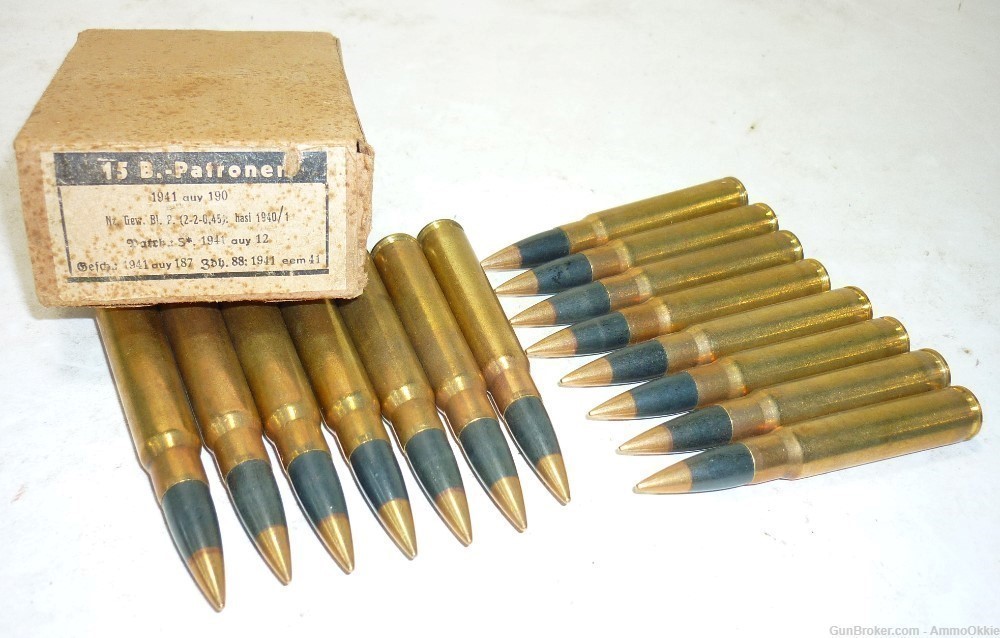 1rd - B-PATRONE - 1941 WW2 Observation Cartridge - Sniper 8x57-img-0