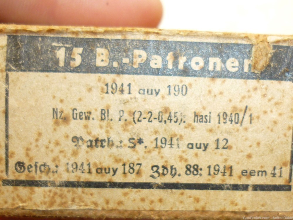 1rd - B-PATRONE - 1941 WW2 Observation Cartridge - Sniper 8x57-img-3