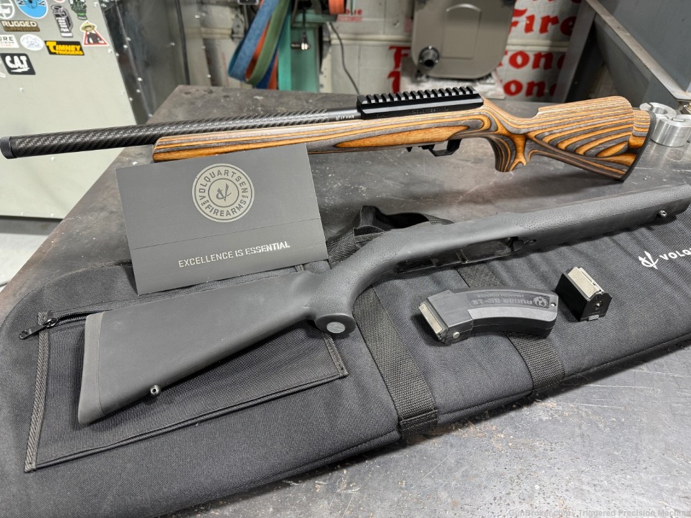 Volquartsen Custom Superlight 17 HMR w / Extra Laminate Stock-img-0