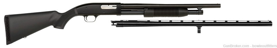 Maverick Model 88 Field/Security Combo 12 Ga, 28" Barrel 3" Chamber, Black,-img-0