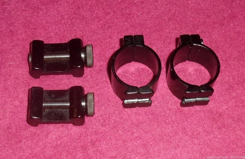 SAVAGE 1" RINGS & MOUNTS ASSEMBLY (BLACK)-img-0