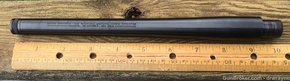 Ruger 22 Charger Pistol Barrel 10" Tapered - Uses 10/22 V-Block-img-0