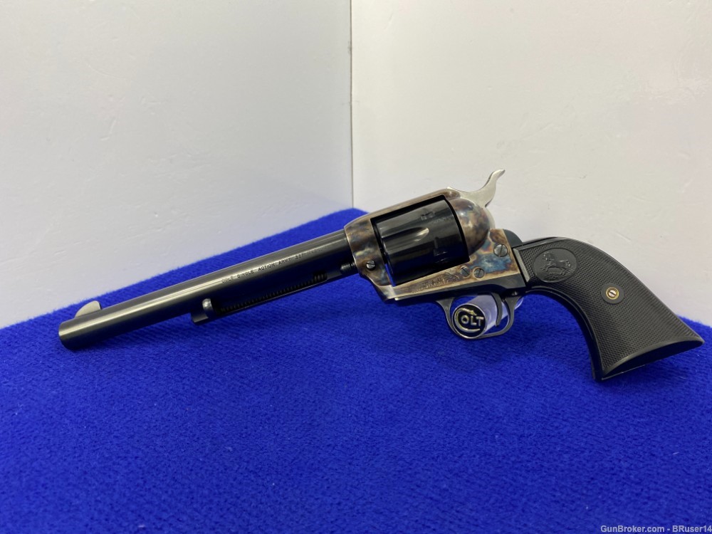 1978 Colt Single Action Army .357Mag Blue 7.5" *STUNNING 3rd GENERATION*-img-3