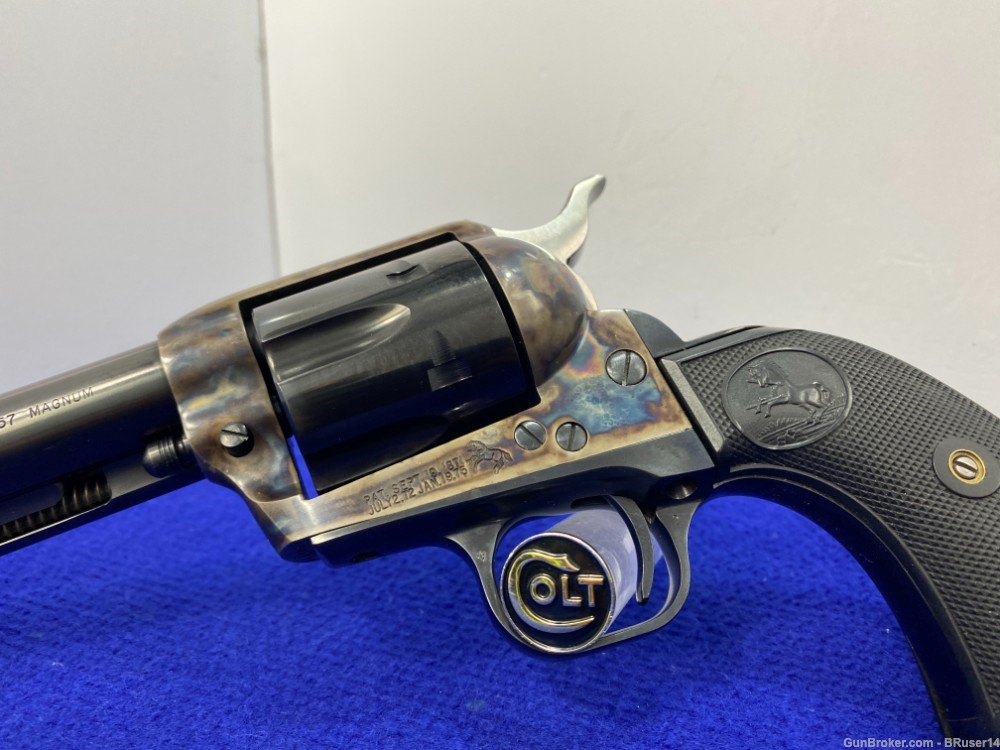 1978 Colt Single Action Army .357Mag Blue 7.5" *STUNNING 3rd GENERATION*-img-5