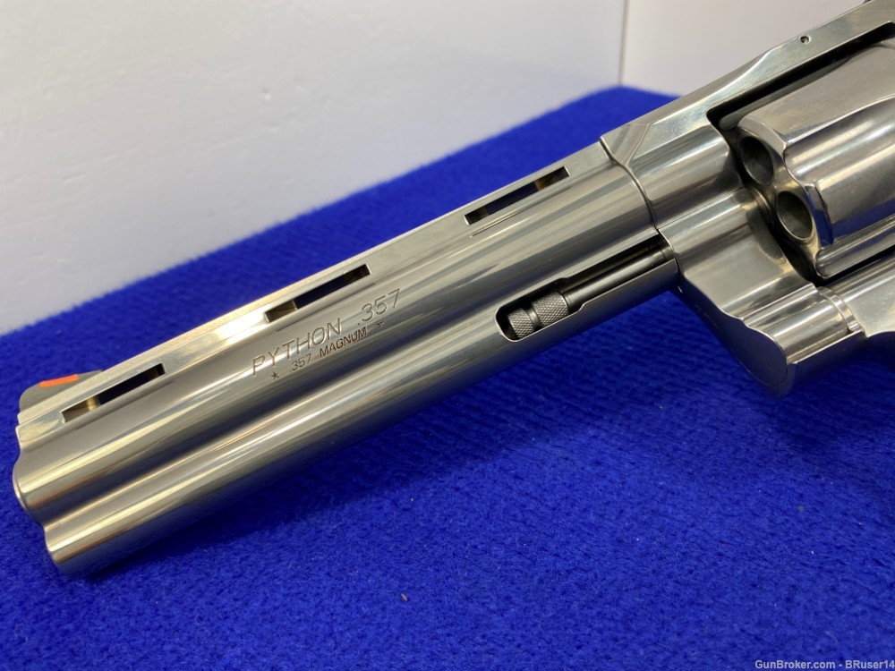 Colt Python .357 Magnum Stainless 6" *EXCELLENT CRAFTSMANSHIP*-img-7