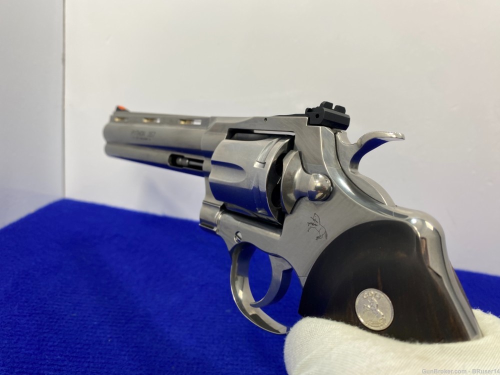 Colt Python .357 Magnum Stainless 6" *EXCELLENT CRAFTSMANSHIP*-img-23