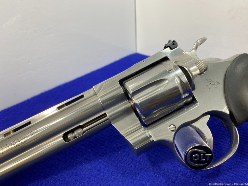 Colt Python .357 Magnum Stainless 6" *EXCELLENT CRAFTSMANSHIP*-img-6