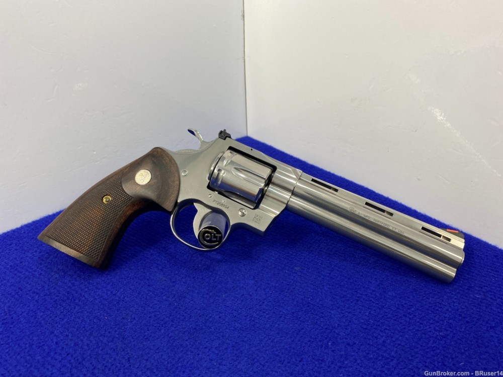 Colt Python .357 Magnum Stainless 6" *EXCELLENT CRAFTSMANSHIP*-img-13