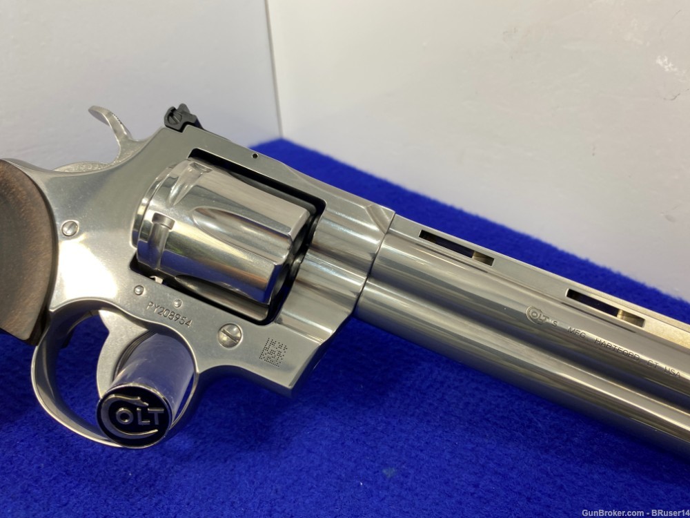 Colt Python .357 Magnum Stainless 6" *EXCELLENT CRAFTSMANSHIP*-img-18