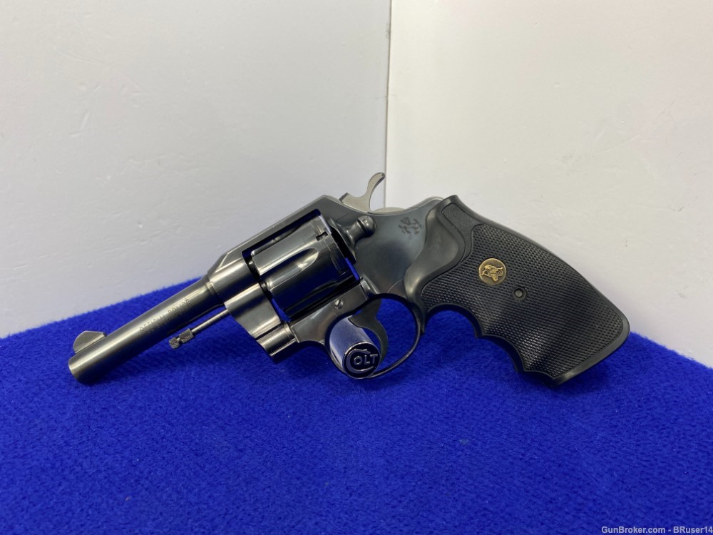 1961 Colt Official Police .38 Special Blue 4" *AMAZING POST WAR REVOLVER*-img-4