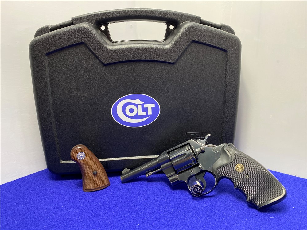 1961 Colt Official Police .38 Special Blue 4" *AMAZING POST WAR REVOLVER*-img-0