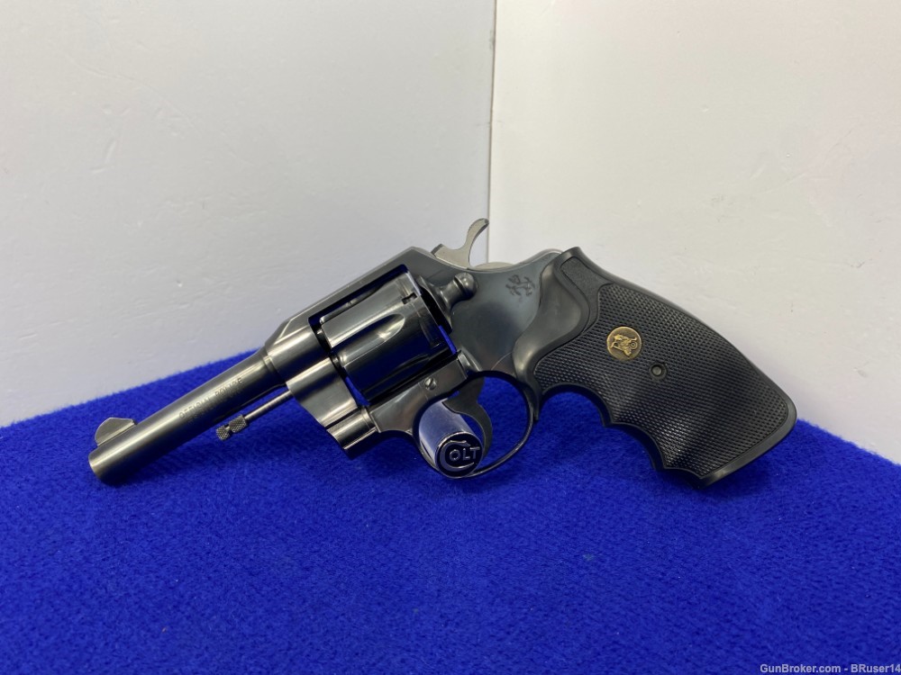 1961 Colt Official Police .38 Special Blue 4" *AMAZING POST WAR REVOLVER*-img-3