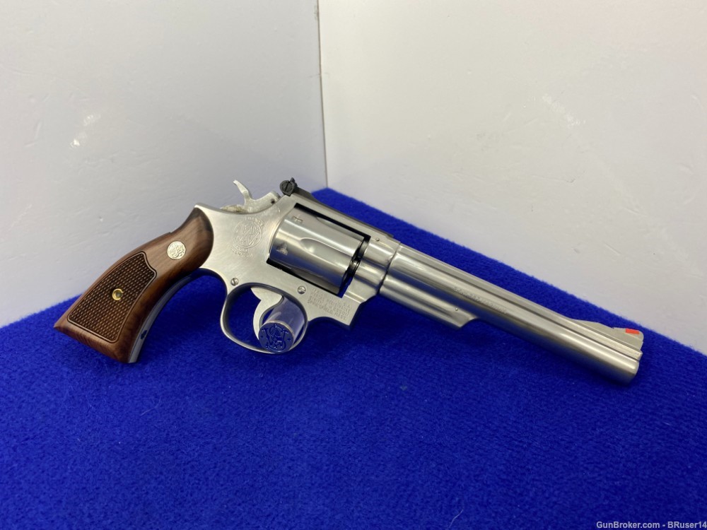 1980 Smith Wesson 66-1 .357mag 6"*CLASSIC COMBAT MAGNUM STAINLESS REVOLVER*-img-11