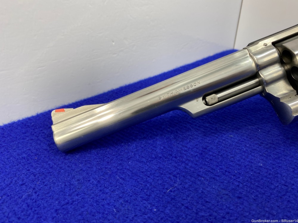 1980 Smith Wesson 66-1 .357mag 6"*CLASSIC COMBAT MAGNUM STAINLESS REVOLVER*-img-5