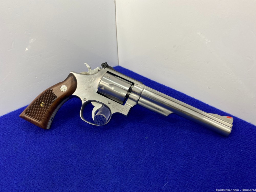 1980 Smith Wesson 66-1 .357mag 6"*CLASSIC COMBAT MAGNUM STAINLESS REVOLVER*-img-9