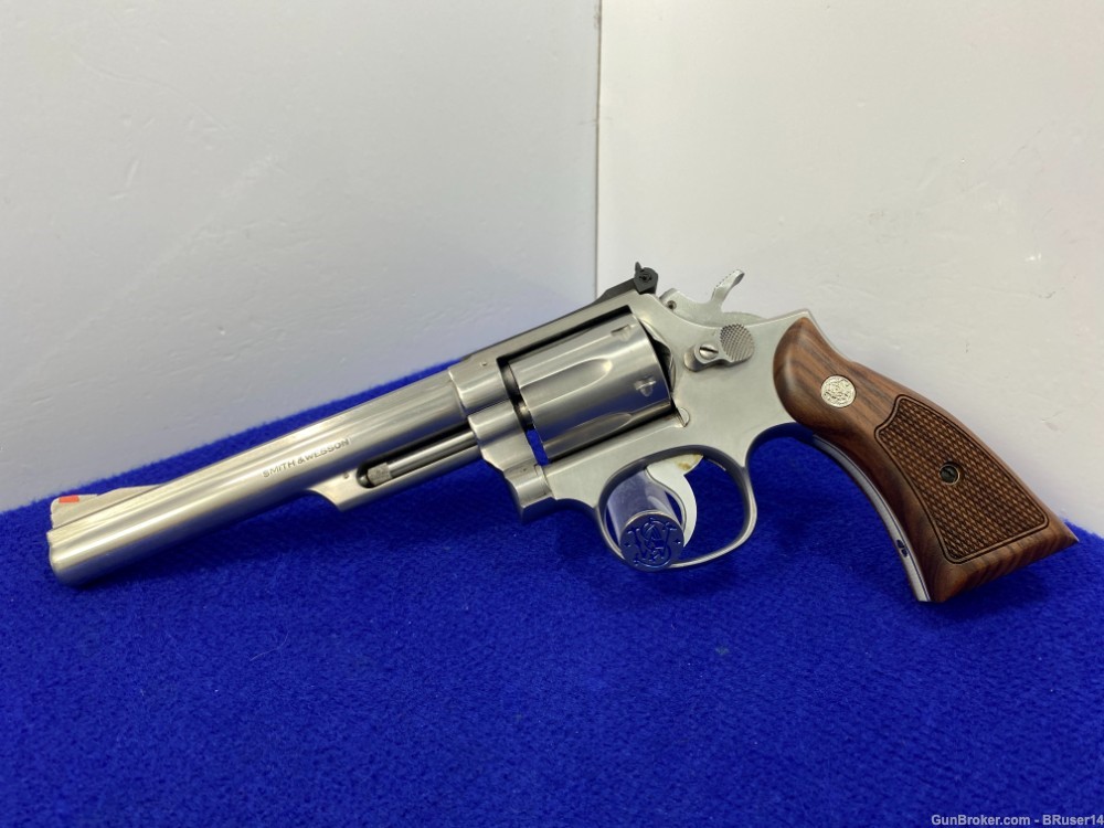 1980 Smith Wesson 66-1 .357mag 6"*CLASSIC COMBAT MAGNUM STAINLESS REVOLVER*-img-34