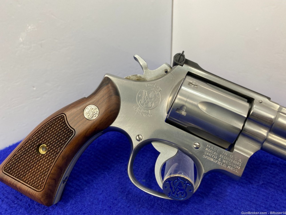 1980 Smith Wesson 66-1 .357mag 6"*CLASSIC COMBAT MAGNUM STAINLESS REVOLVER*-img-13